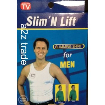 Men's Slim N Lift Body Shaper –XL ,Buy 1 Get 1 Free @50% Off+ Aluma Wallet Free